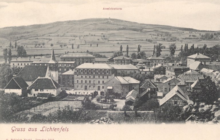 Altes Bild der Stadt Lichtenfels