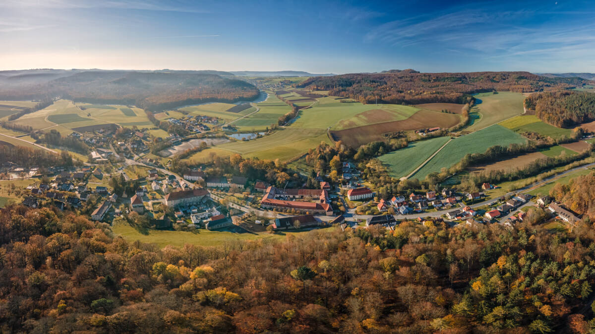 Klosterlangheim von oben