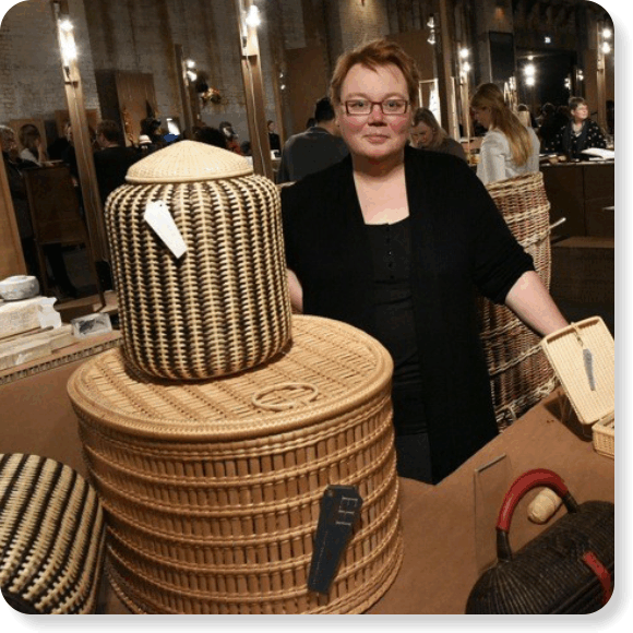 "Die feine Art des Flechtens“ – Feinflechtwerke von Esmé Hofman (NL)